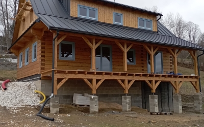 Sruby, roubenky a dřevostavby